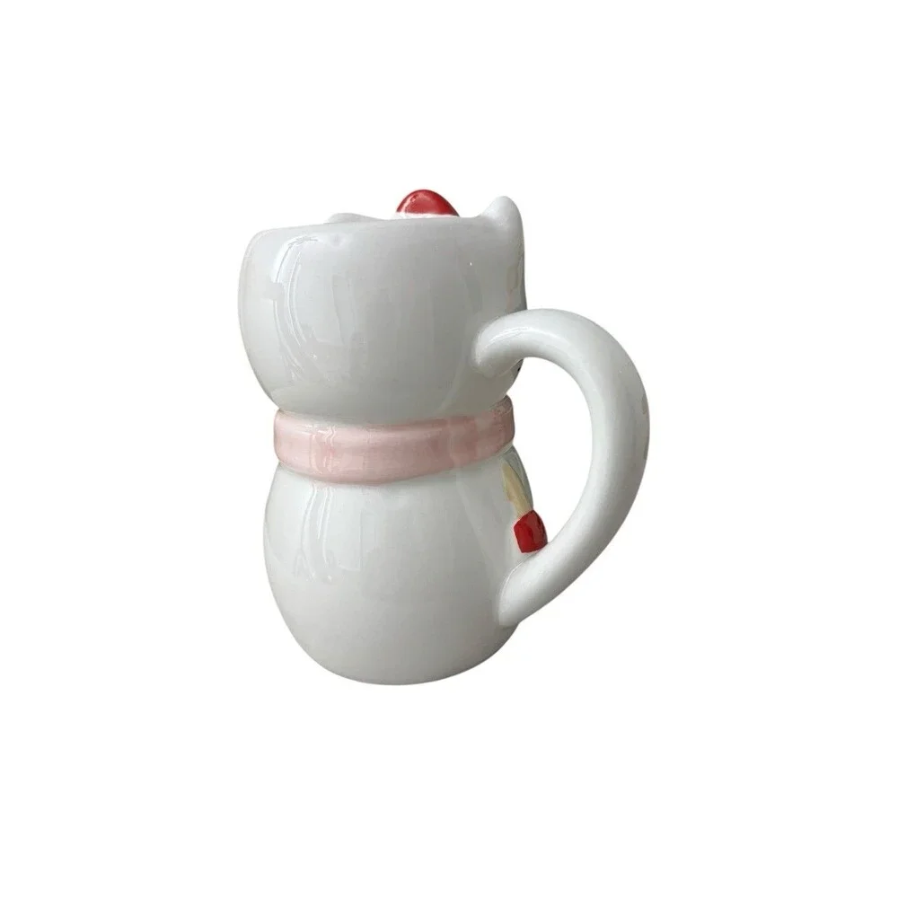 Sanrio Hello Kitty‎ Snowman 20 Ounce 3D Sculpted Ceramic Mug Collector Christmas